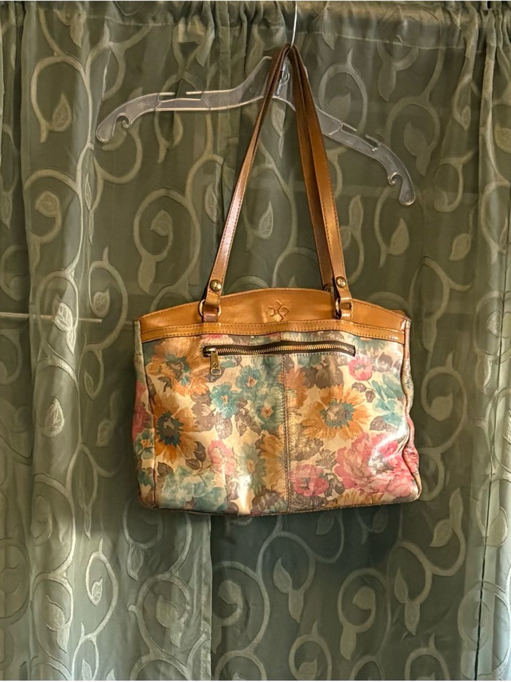 Patricia Nash floral leather purse